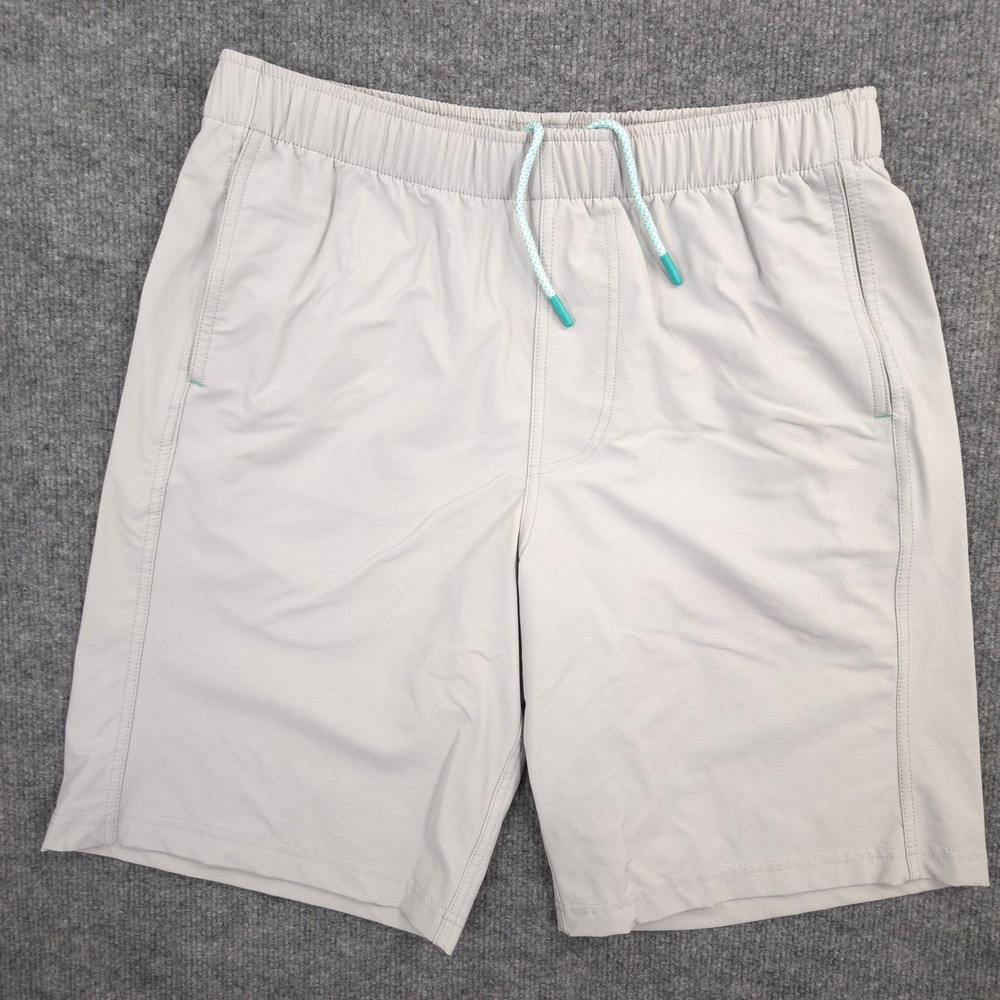 Myles Everyday Shorts Mens M Long Smoke Gray Performance Hiking Gym 10" Inseam